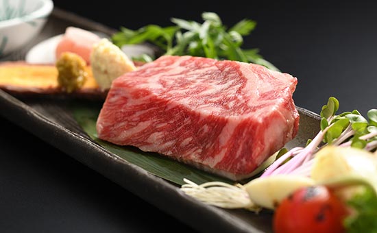 雪降り和牛(尾花沢牛)ステーキ イメージ